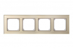 Рамка 4-постовая Liregus Epsilon шампань 28-264