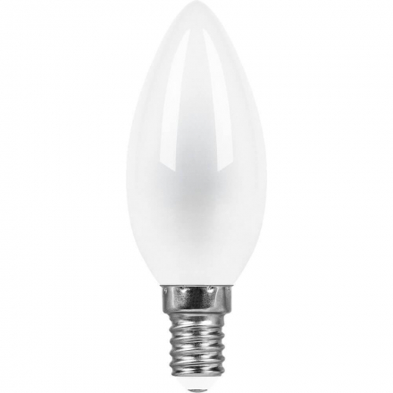 Лампа светодиодная Feron E14 11W 4000K Свеча Матовая LB-713 38007