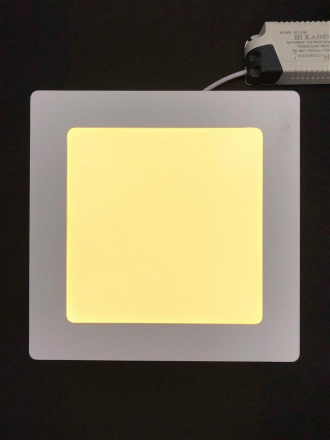 Настенно-потолочный светодиодный светильник Elvan NLS-702SQ-12W-WW-Wh