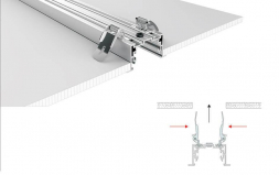 Профиль с рассеивателем Arlight S2-LINIA94-F-2500 ANOD+OPAL 021178