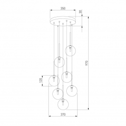Подвесная люстра TK Lighting 5362 Nilos