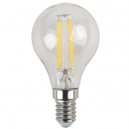 Лампа светодиодная филаментная ЭРА E14 7W 4000K прозрачная F-LED P45-7W-840-E14 Б0049891