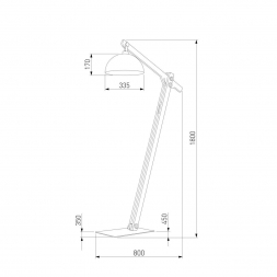 Торшер TK Lighting 5023 Oslo