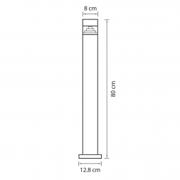 Уличный светодиодный светильник Lightstar Raggio 377707