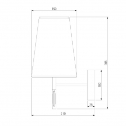 Бра Eurosvet Milazzo 60137/1 золото