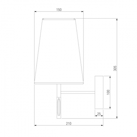 Бра Eurosvet Milazzo 60137/1 золото