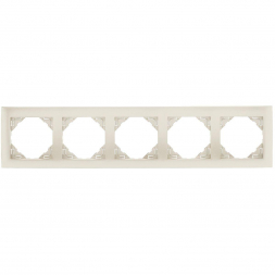 Рамка 5-постовая Efapel Logus 90 Aquarella жемчуг 90950 TPE