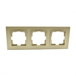 Рамка 3-постовая Mono Electric Despina бронза 102-230000-162