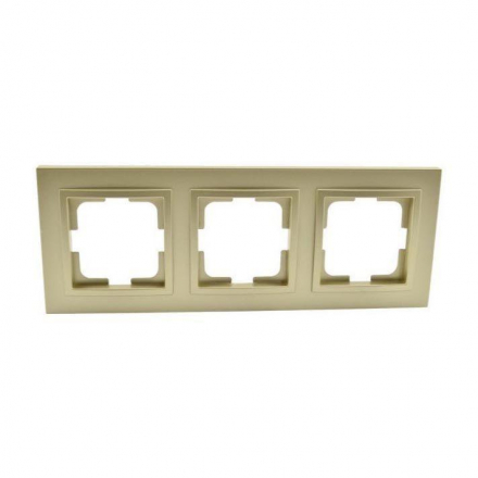 Рамка 3-постовая Mono Electric Despina бронза 102-230000-162