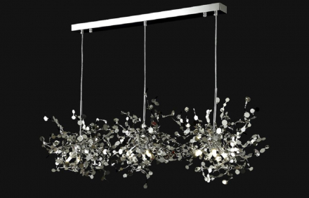 Подвесная люстра Crystal Lux GARDEN SP3х3 L1200 CHROME