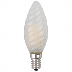 Лампа светодиодная филаментная ЭРА E14 5W 2700K матовая F-LED BTW-5W-827-E14 frost Б0027937