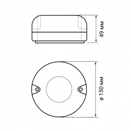 Настенно-потолочный светодиодный светильник Jazzway PBH-PC4-RA 5009332