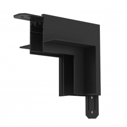 Коннектор L-образный стена-потолок Denkirs Smart Hide TR2118-BK