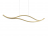 Подвесной светодиодный светильник Newport Loren 15205/S brass М0070232