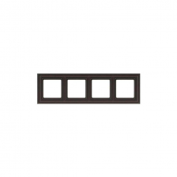 Рамка 4-постовая Liregus Retro коричневый омбре 29-046