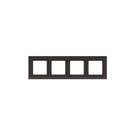 Рамка 4-постовая Liregus Retro коричневый омбре 29-046