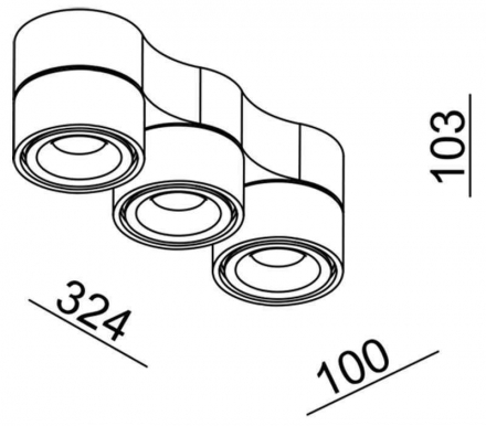Светодиодный спот Deko-Light Uni Triple 348210