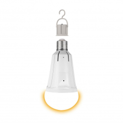 Лампа светодиодная аккумуляторная Gauss E27 12W 3000K матовая 102002112