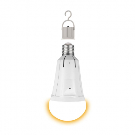 Лампа светодиодная аккумуляторная Gauss E27 12W 3000K матовая 102002112