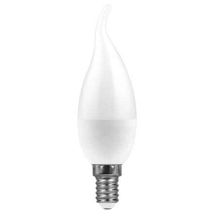 Лампа светодиодная Feron E14 9W 6400K матовая LB-570 38136