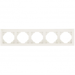 Рамка 5-постовая Efapel Logus 90 Aquarella лед 90950 TGE