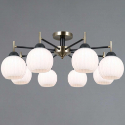 Светильник потолочный Illumico IL0579-8CSQ-25 BK AB TRENTO