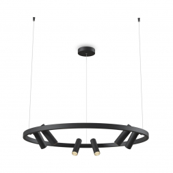 Подвесная светодиодная люстра Maytoni Satellite MOD102PL-L42BK