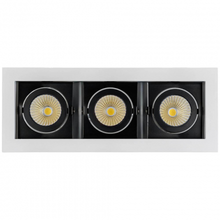 Встраиваемый светодиодный светильник Arlight CL-Kardan-S260x102-3x9W Warm 024136