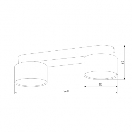 Потолочная люстра TK Lighting 3399 Space Black