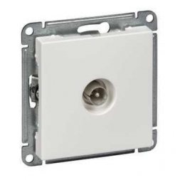 Розетка телевизионная оконечная TV Schneider Electric W59 слоновая кость RTS-151-2-86