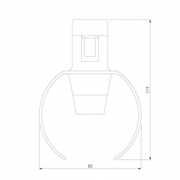 Трековый светодиодный светильник Elektrostandard Esthetic Magnetic 85119/01 a065420