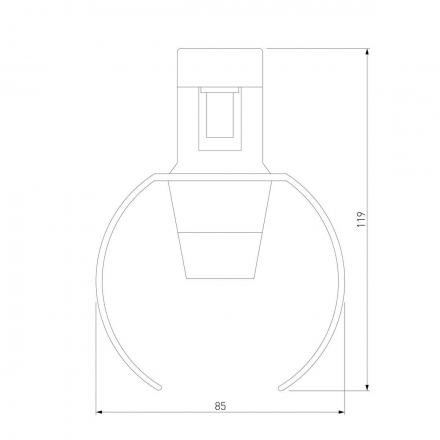 Трековый светодиодный светильник Elektrostandard Esthetic Magnetic 85119/01 a065420