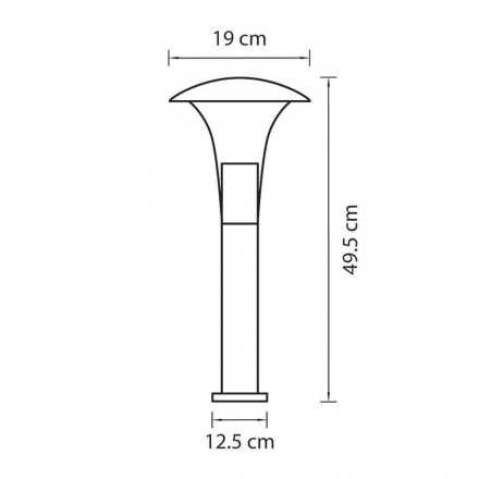 Уличный светодиодный светильник Lightstar Arroto 378937