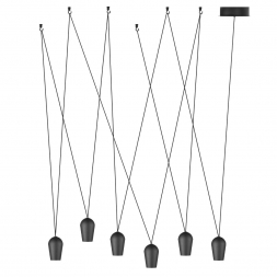 Подвесной светодиодный светильник Loft IT Blackout 10357/6