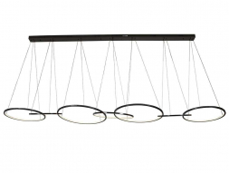 Подвесной светодиодный светильник Newport Loren 15207/S black glossy М0068990