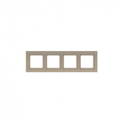 Рамка 4-постовая Liregus Retro кремовый омбре 29-151