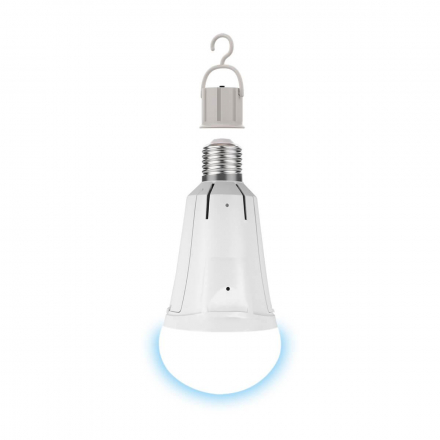 Лампа светодиодная аккумуляторная Gauss E27 12W 4100K матовая 102002212