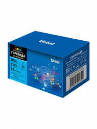 Светодиодная гирлянда Uniel Кубики 220V разноцветный ULD-S0280-020/DTA Multi IP20 07916