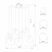 Подвесная люстра TK Lighting 5385 Esme