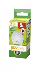 Лампа светодиодная Jazzway E27 5W 4000K матовая 1036988A