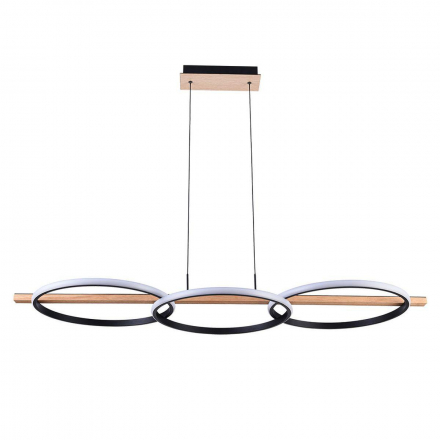 Подвесной светодиодный светильник Arte Lamp Fluido A3913SP-24BK