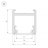 Профиль Arlight PDS-H16-2000 ANOD 023858