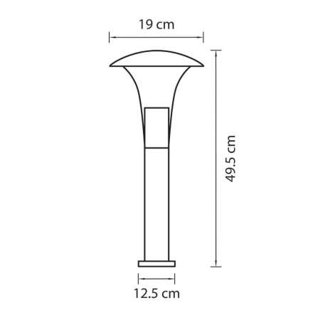 Уличный светодиодный светильник Lightstar Arroto 378947