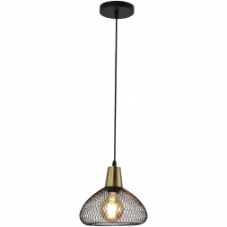 Люстра Reluce 03204-3.9-01 BK+COPPER