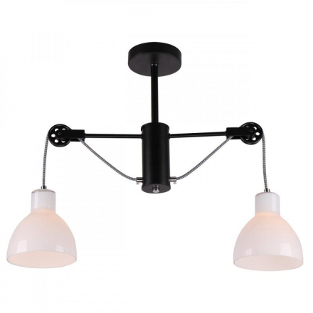 Потолочная люстра IMEX MD.1230-2-S BK+CH