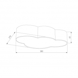 Настенный светильник TK Lighting 4964 Cloud