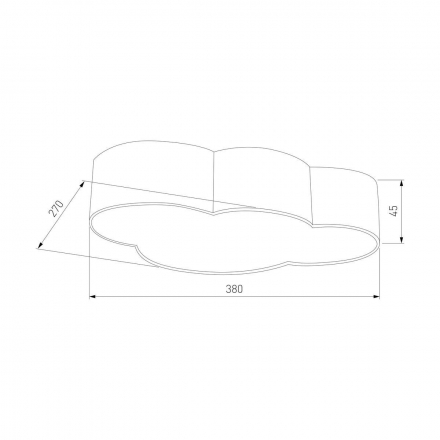 Настенный светильник TK Lighting 4964 Cloud