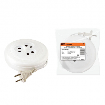 Удлинитель TDM Electric УХ6-103 3гн 5м б/з SQ1303-0501