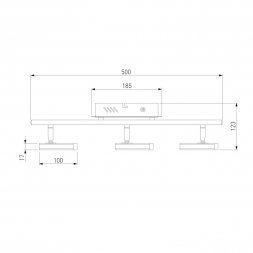 Настенный светильник Eurosvet 20000/3 черный