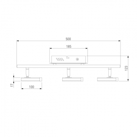 Настенный светильник Eurosvet 20000/3 черный